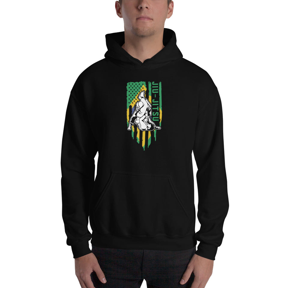 Brazilian Jiu Jitsu Brazil Flag Shirt | BJJ Shirt | Brazilian Jiu-Jitsu Unisex Hoodie
