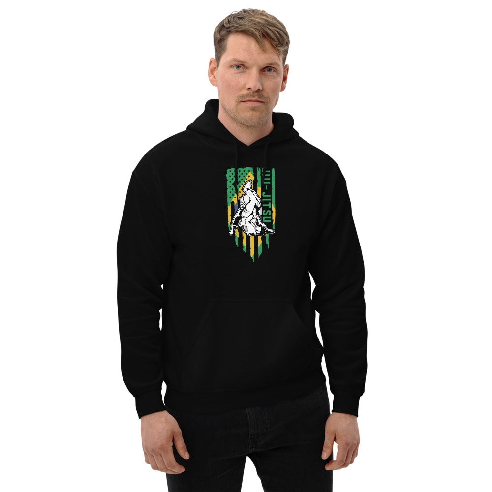 Brazilian Jiu Jitsu Brazil Flag Shirt | BJJ Shirt | Brazilian Jiu-Jitsu Unisex Hoodie