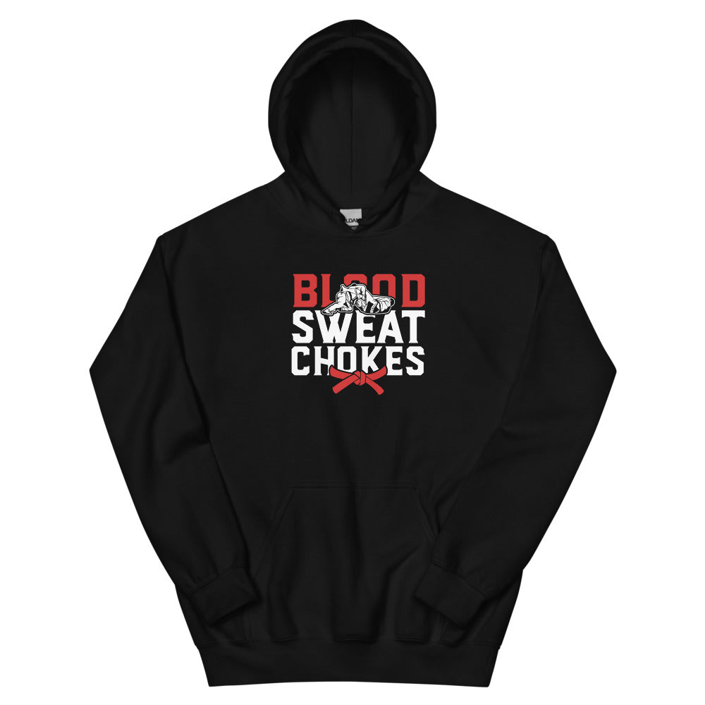 Brazilian Jiu Jitsu Blood Sweat Chokes Hoodie | BJJ Hoodie | Brazilian Jiu-Jitsu Unisex Hoodie