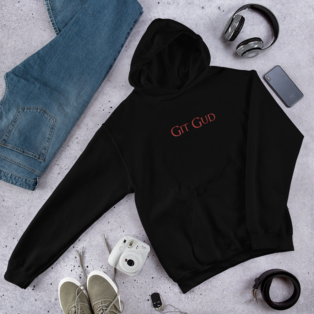 Git Gud Gamer RPG Video Game Unisex Hoodie | RPG Hoodie | Gaming Unisex Hoodie