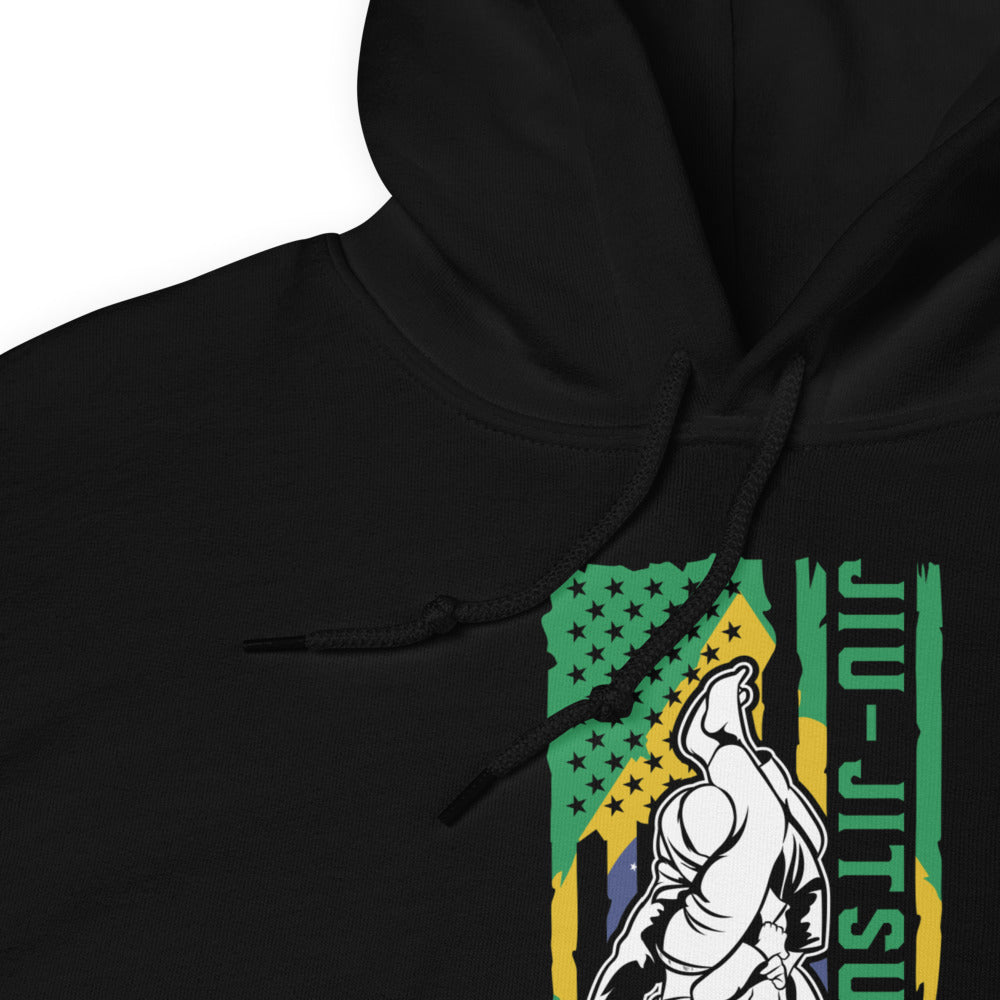 Brazilian Jiu Jitsu Brazil Flag Shirt | BJJ Shirt | Brazilian Jiu-Jitsu Unisex Hoodie