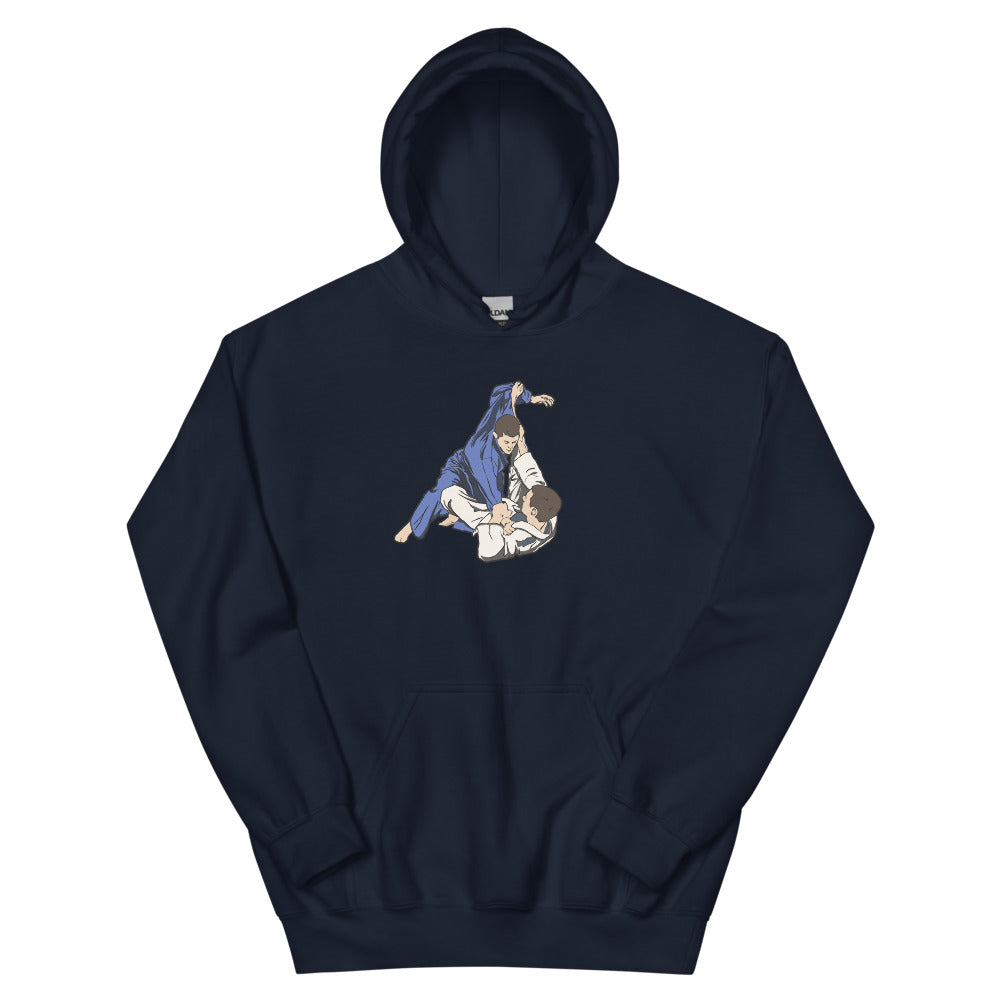 Brazilian Jiu Jitsu Rolling Hoodie | BJJ Hoodie | Brazilian Jiu-Jitsu Unisex Hoodie Secondary image