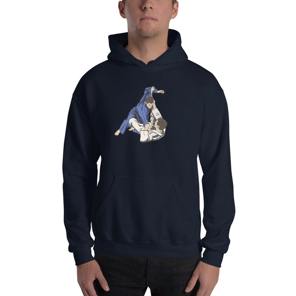 Brazilian Jiu Jitsu Rolling Hoodie | BJJ Hoodie | Brazilian Jiu-Jitsu Unisex Hoodie