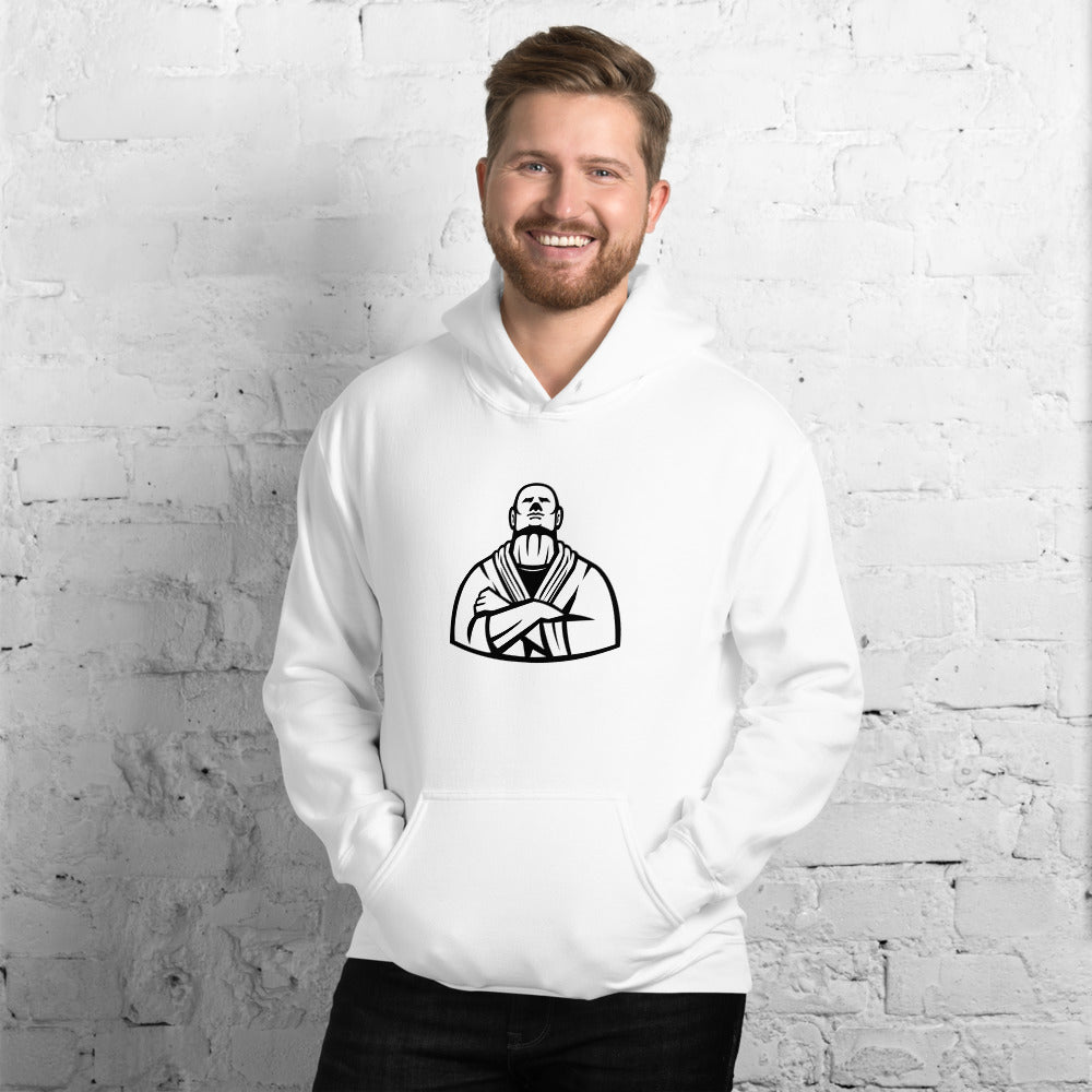 Brazilian Jiu Jitsu Master White Hoodie | BJJ Hoodie | Brazilian Jiu-Jitsu Unisex Pullover Hoodie Main image