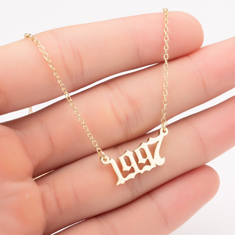 Women's Birth Year Necklace