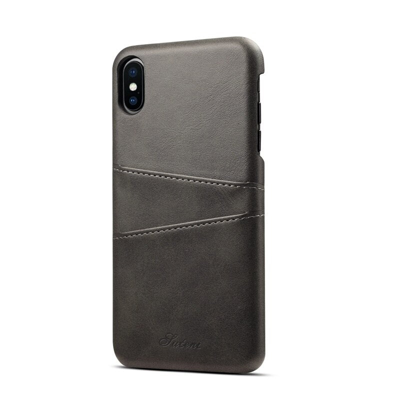 Luxury Leather iPhone Phone Case