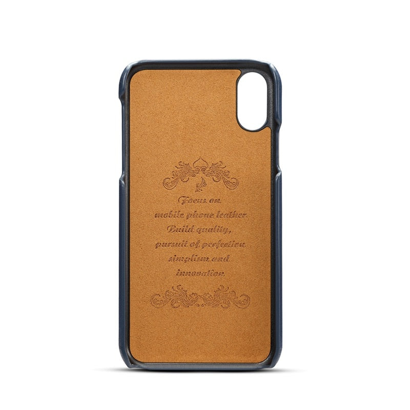 Luxury Leather iPhone Phone Case