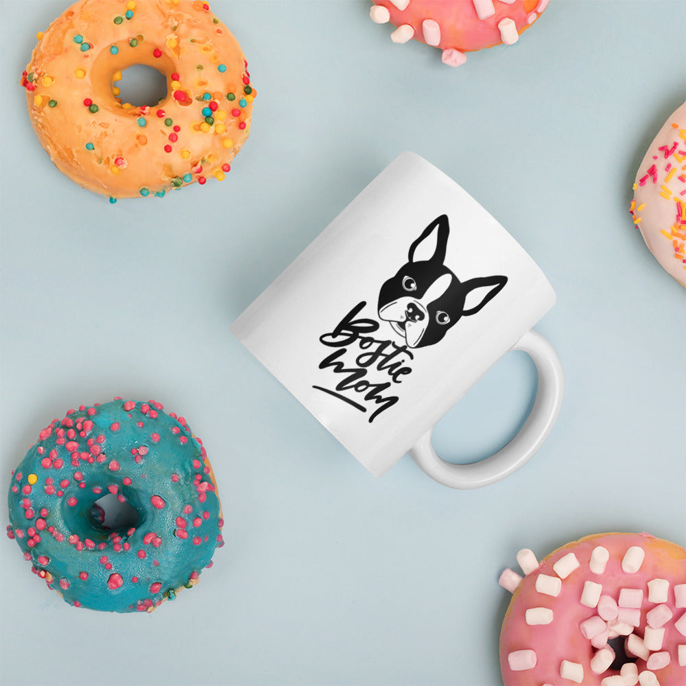 Boston Terrier Mug | Boston Terrier Gifts | Boston Terrier White Glossy Mug Main image