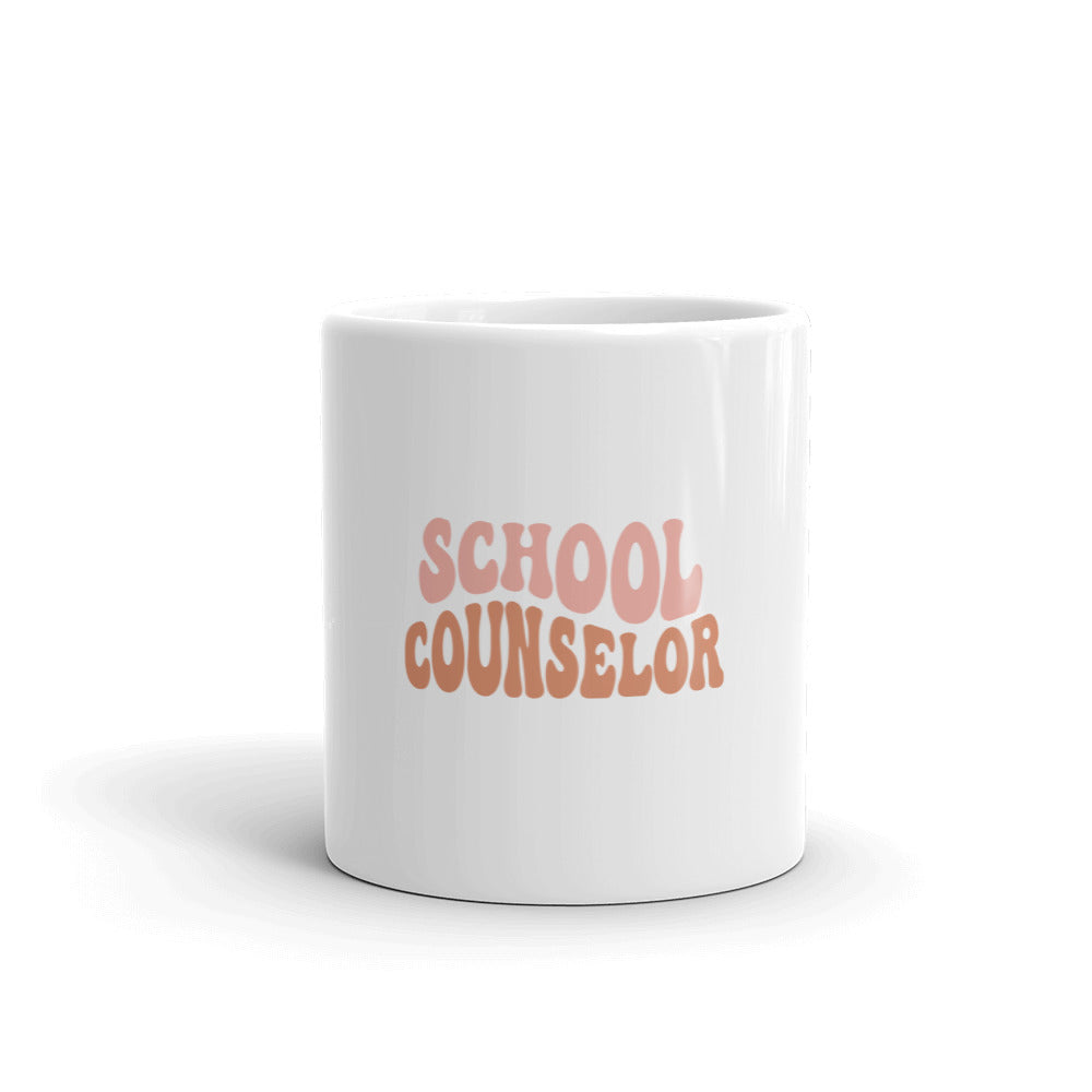 School Counselor Mug | School Counselor Gifts | School Counselor White Glossy Mug Main image