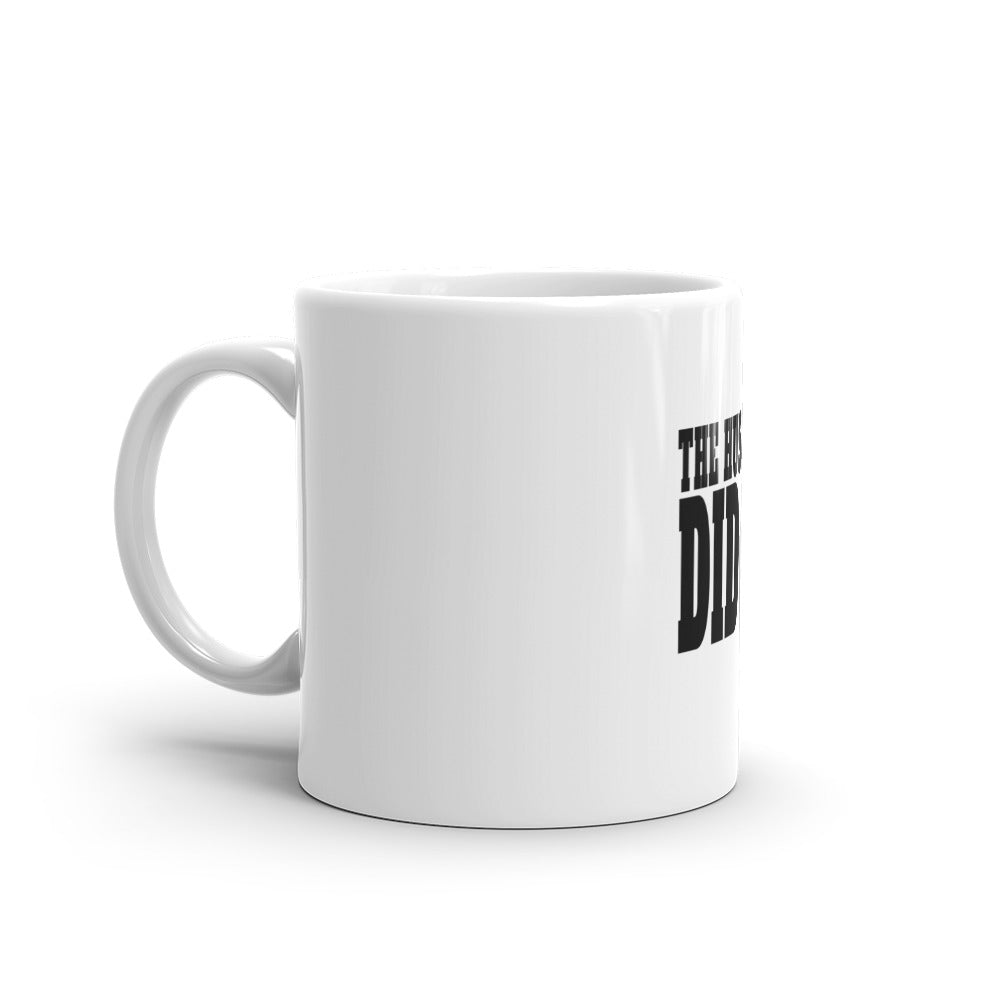 True Crime Mug | True Crime Gifts | The Husband Did It True Crime White Glossy Mug