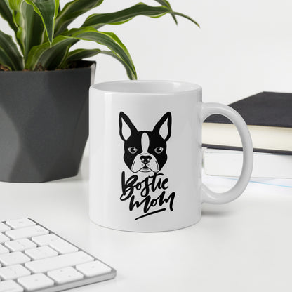 Boston Terrier Mug | Boston Terrier Gifts | Boston Terrier White Glossy Mug