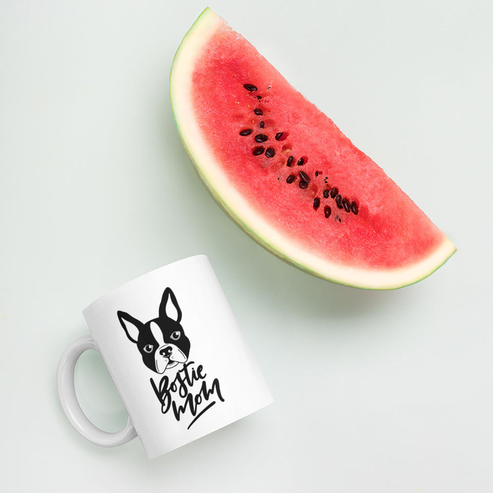 Boston Terrier Mug | Boston Terrier Gifts | Boston Terrier White Glossy Mug