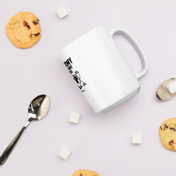 Guinea Pig Anatomy Of A Furry Potato Mug | Guinea Pig White glossy Mug