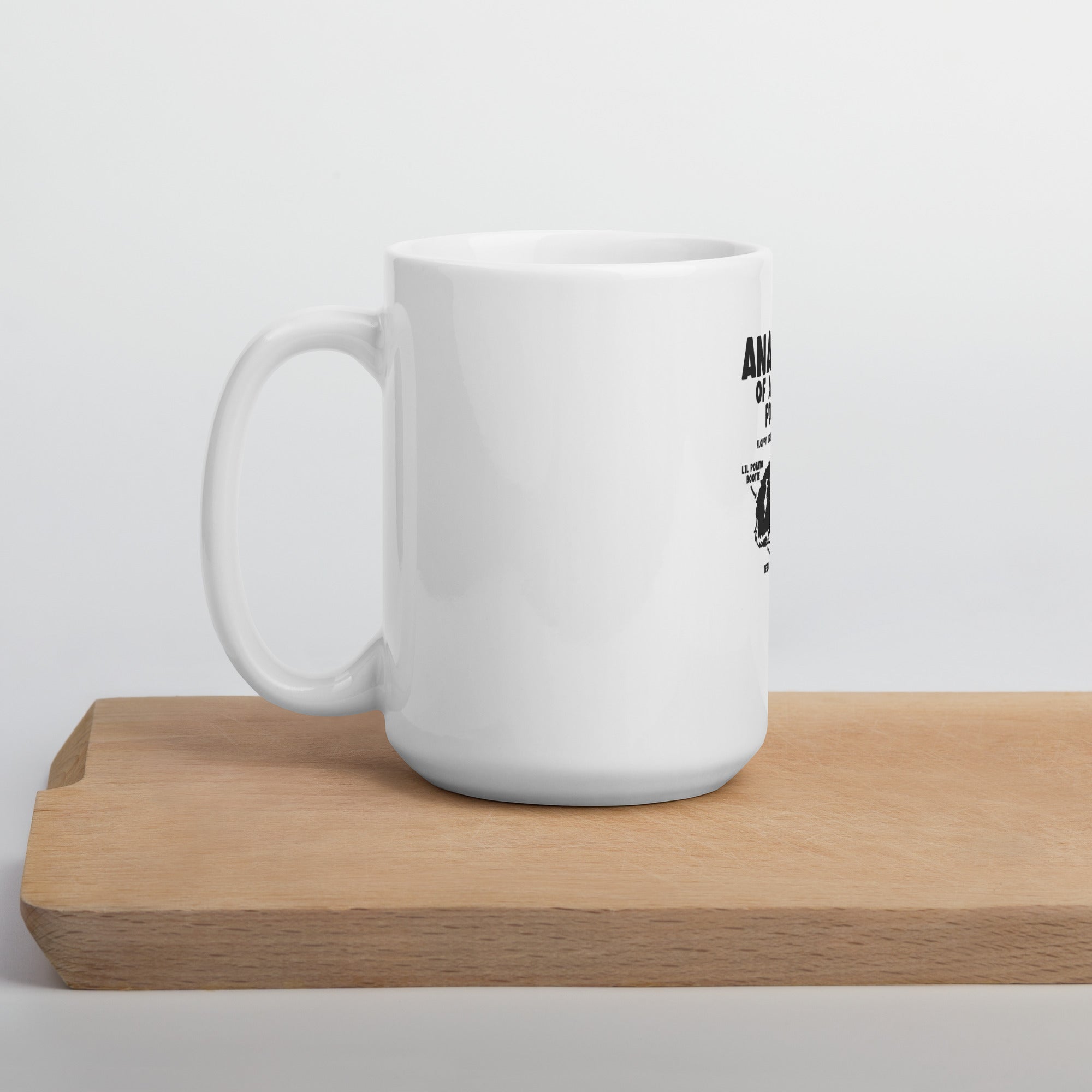 Guinea Pig Anatomy Of A Furry Potato Mug | Guinea Pig White glossy Mug