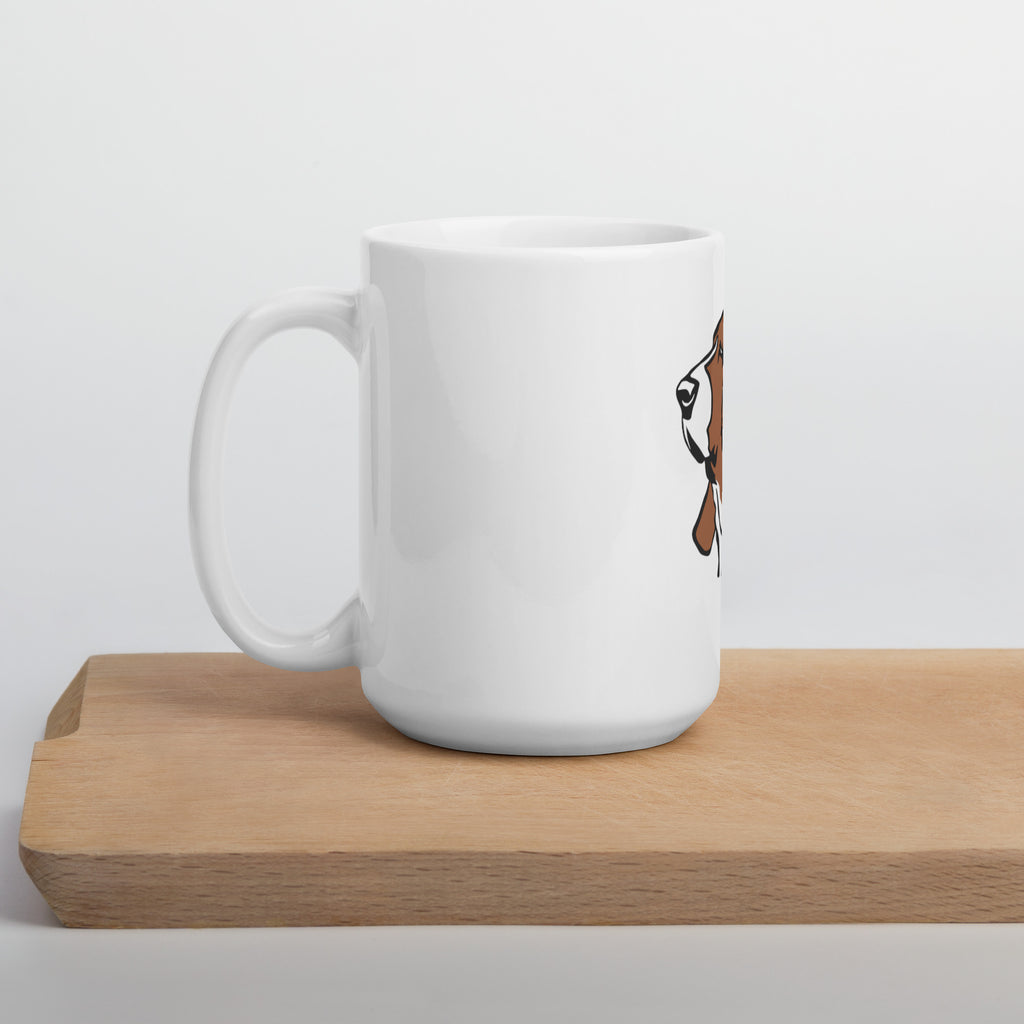 Basset Hound Mug | Basset Hound Gifts | Basset Hound White Glossy Mug