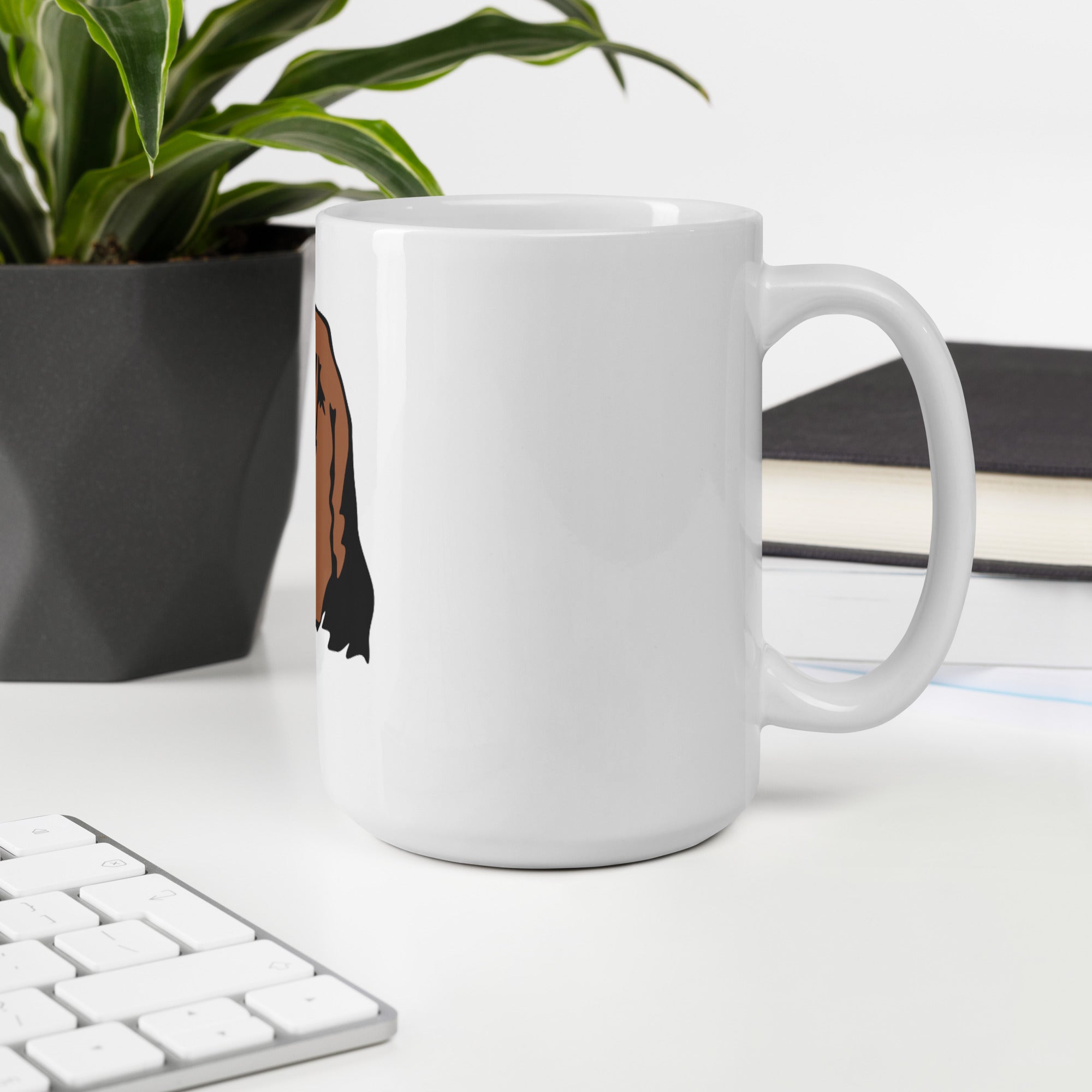 Basset Hound Mug | Basset Hound Gifts | Basset Hound White Glossy Mug