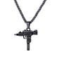 Gun Necklace | Uzi Pistol | Titanium Steel High | Fashion Streetwear | Uzi Sub Machine Gun