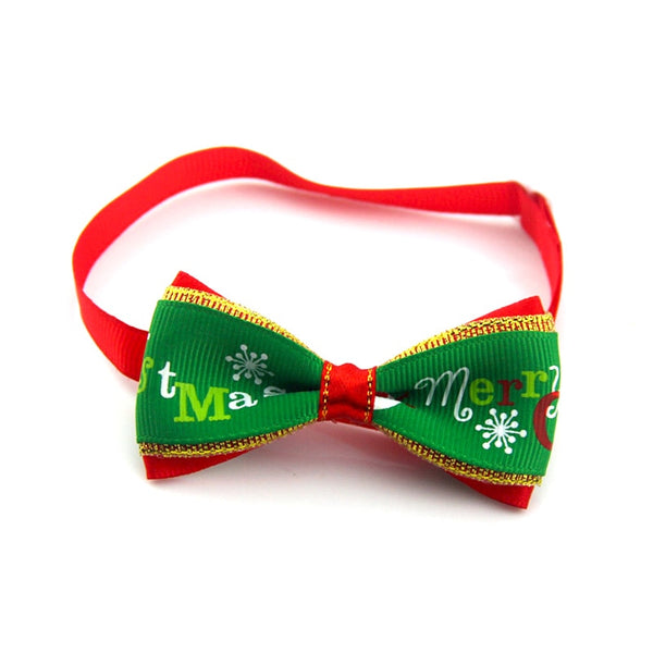 Christmas Dog Bow Tie, Christmas Cat Bow Tie, Christmas Pet Bow Tie