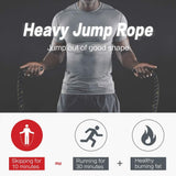 25mm Weighted Jump Rope heavy rope, weighted rope, heavy jump rope, jump rope weight loss, best weighted jump rope